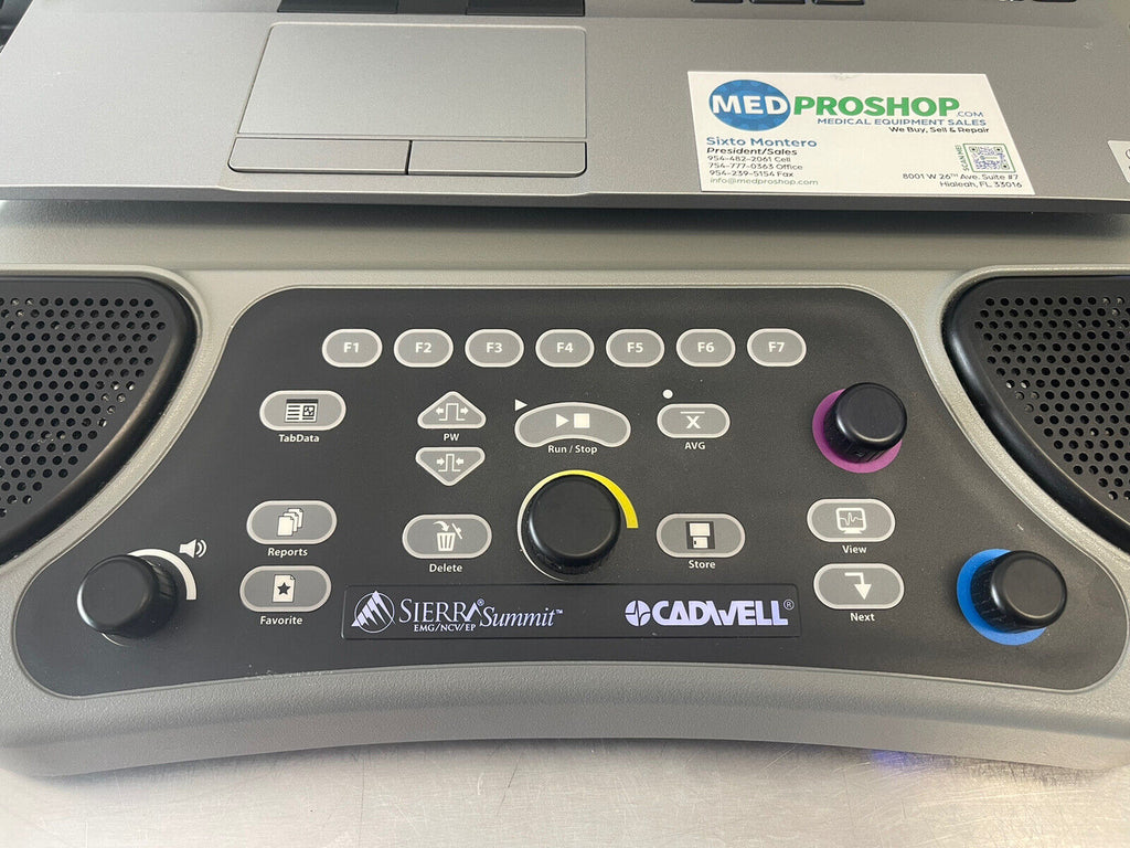 Cadwell Sierra Summit EMG/NCV/EP system, 2 channels Win 10 Laptop,