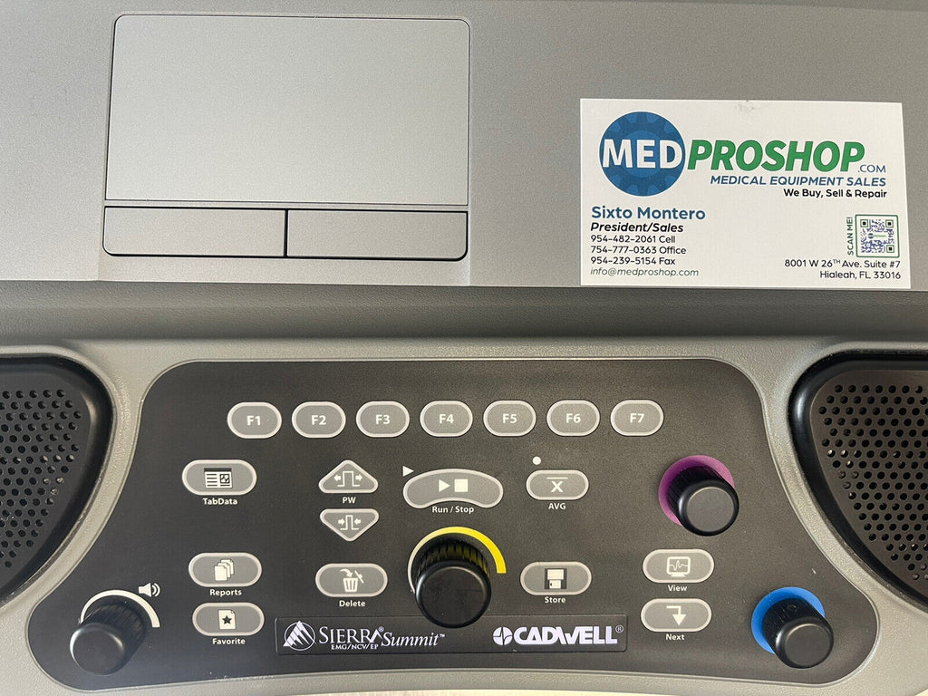 Cadwell Sierra Summit EMG/NCV/EP system, 2 channels Win 10 Laptop,