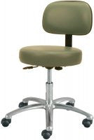 Winco 4450 -Deluxe Gas Lift Stool with Back - MEDPROSHOP