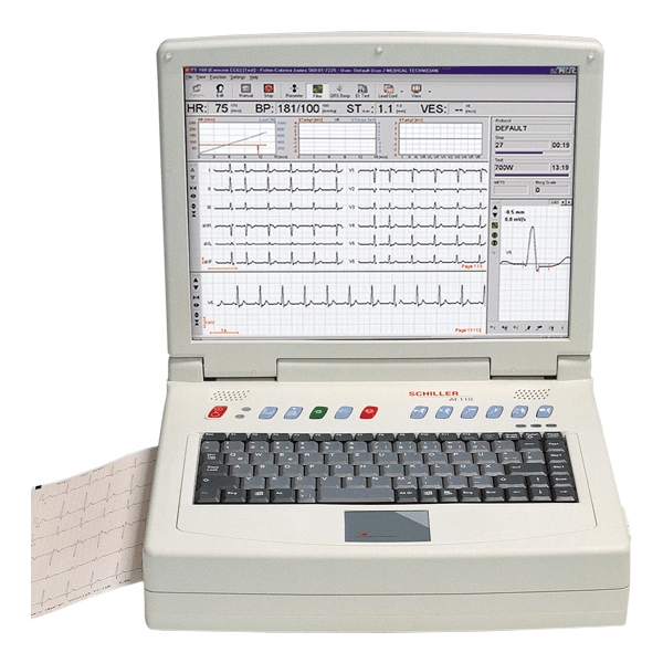 Schiller AT-110 Interpretive EKG Machine - MEDPROSHOP