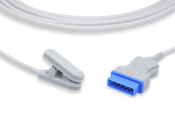 Datex Ohmeda Compatible Direct-Connect SpO2 Sensor Adult Ear Clip