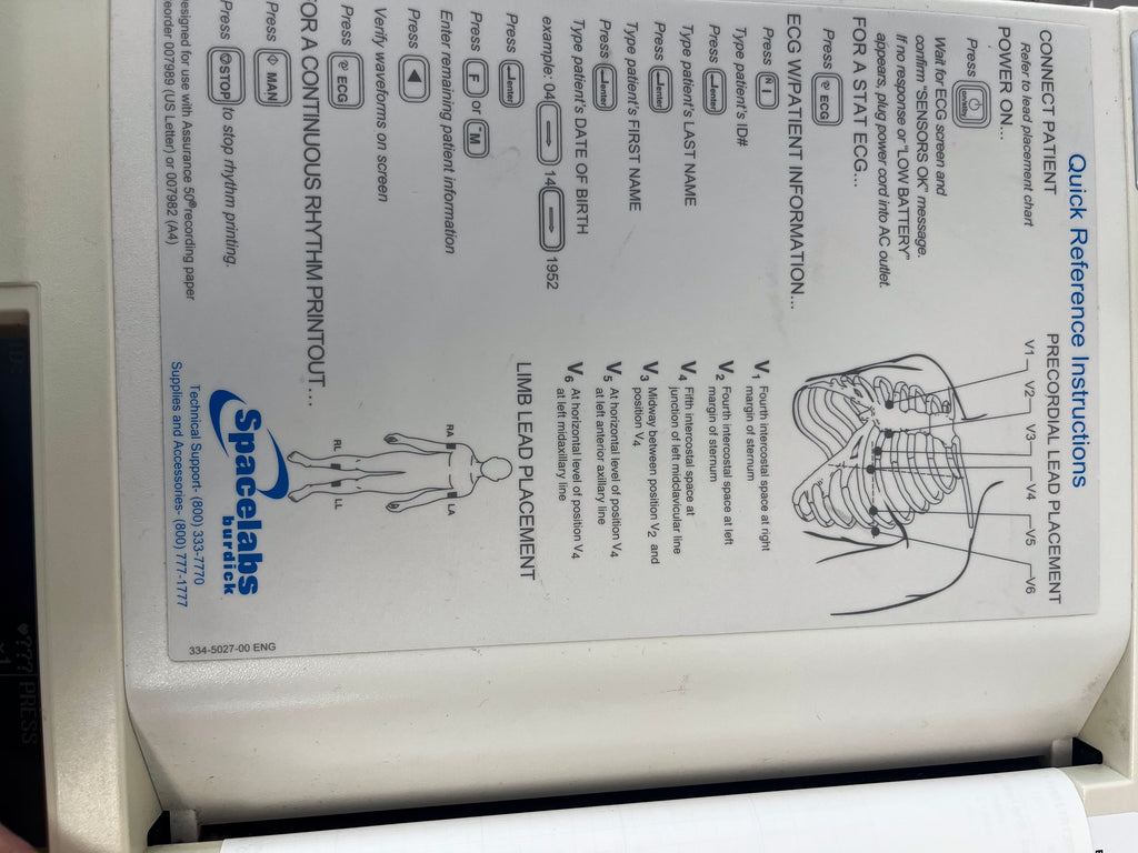 Burdick Eclipse 850i EKG Machine