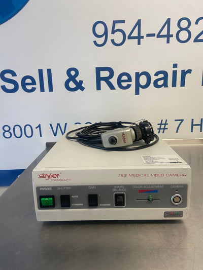 Stryker 782 Camera Console W/ 3-Chip 782 Camera Head & Coupler