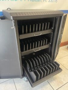 30 Tablet Charging Station Security Cart Made Of Steel w/Power, Lock & Key