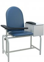 Winco 2572 - Padded Blood Drawing Chair with Cabinet - MEDPROSHOP 