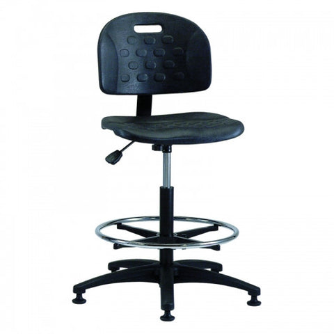 BREWER Polyurethane Seating Task Series with Dual Wheel Casters. Model PT-1-C - MEDPROSHOP 