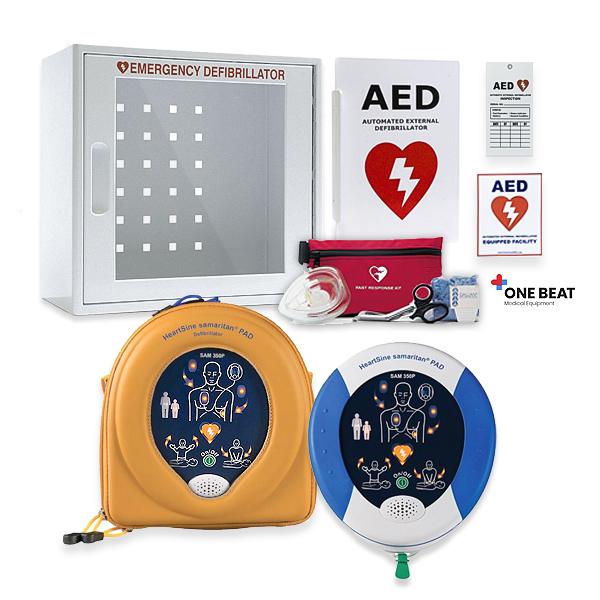 HeartSine Samaritan PAD 350P AED Complete Package