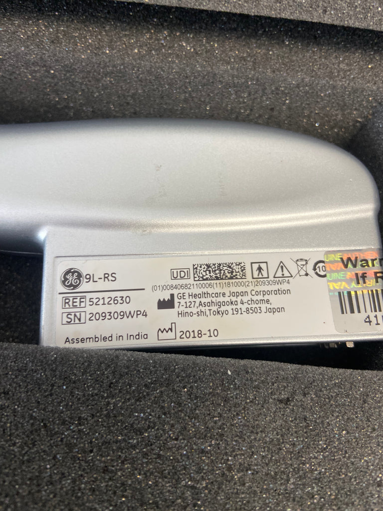 GE 9L-RS Wideband Linear Ultrasound Probe/ Transducer