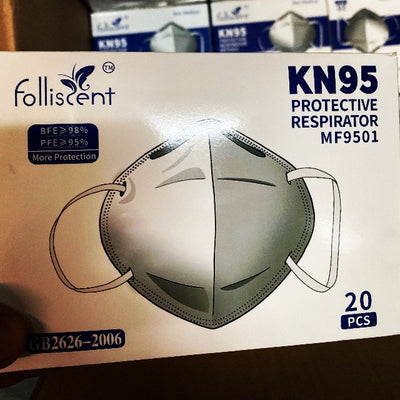 Folliscent KN95 Protective Face Masks FDA and CE Registered - MEDPROSHOP 