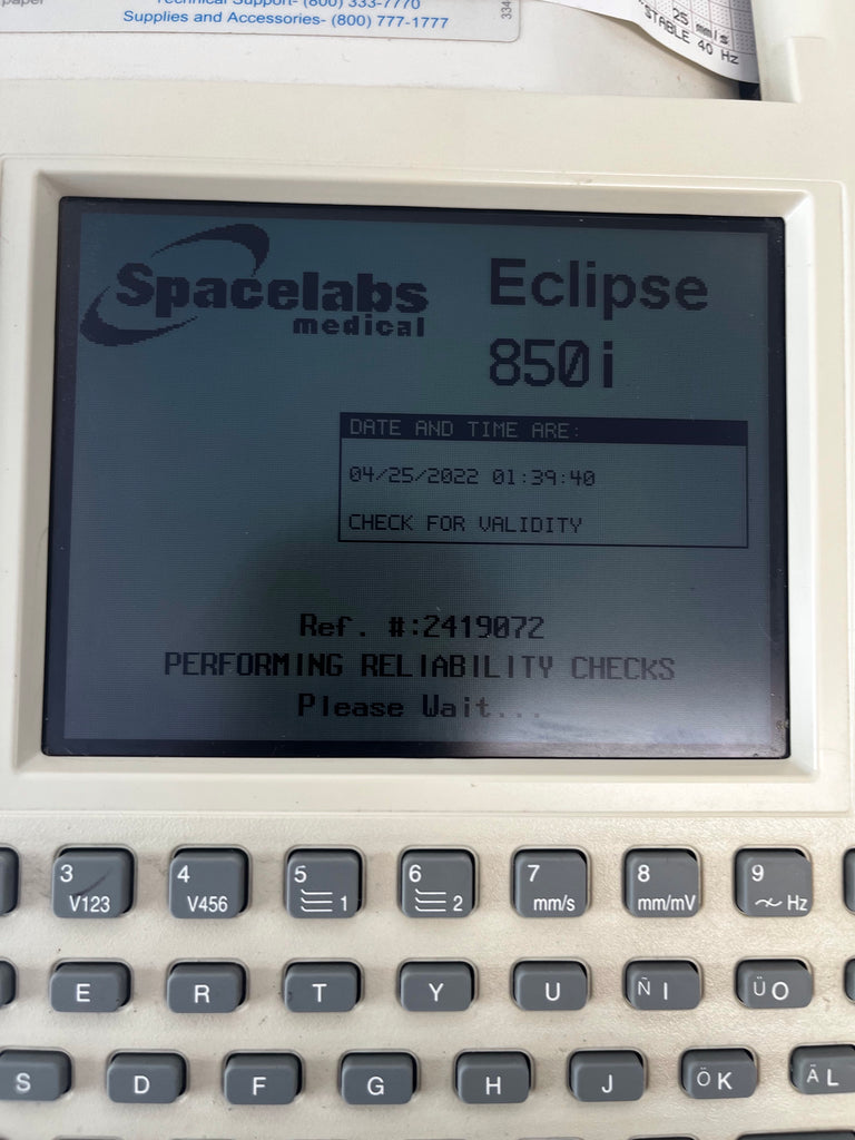 Burdick Eclipse 850i EKG Machine