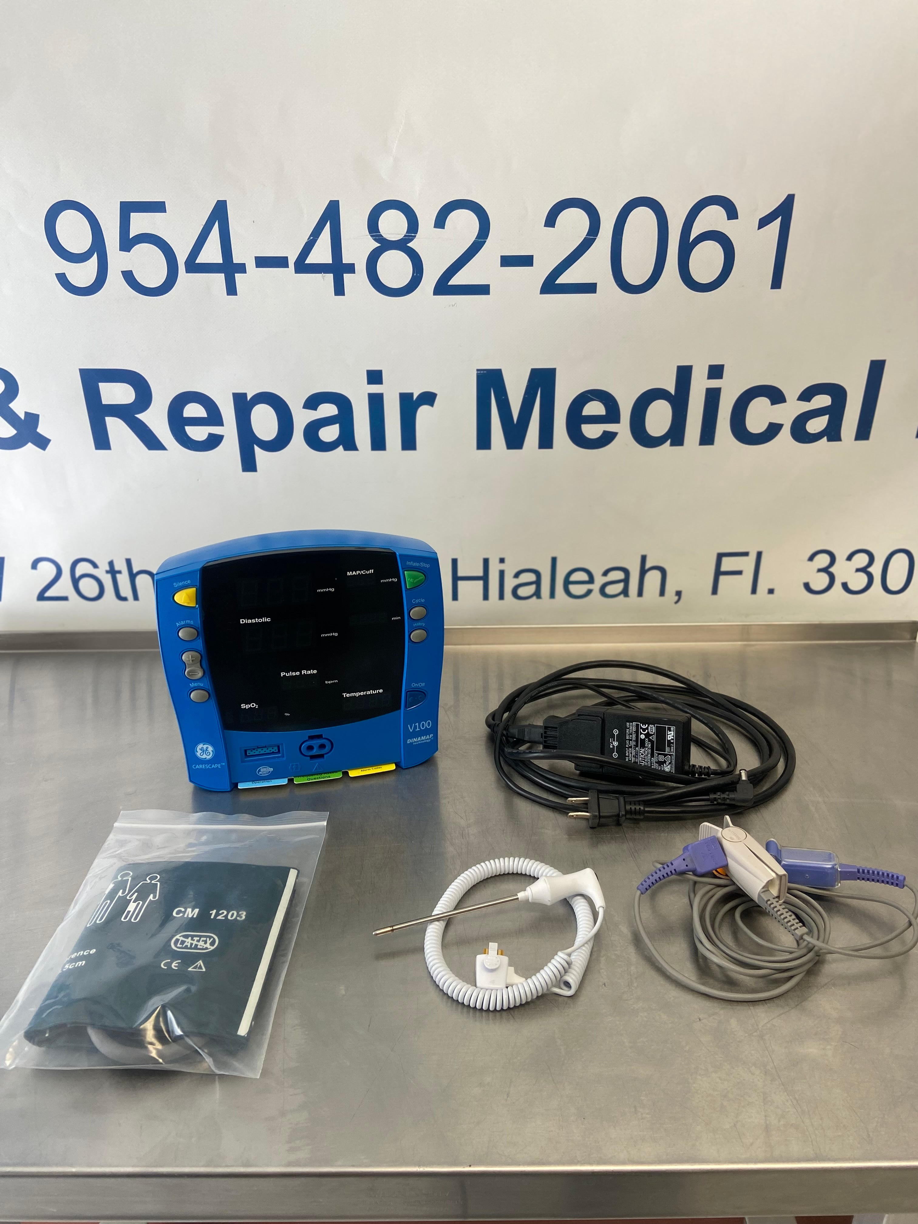 GE Healthcare DinaMap V100 Vital Signs Monitor – MedProShop
