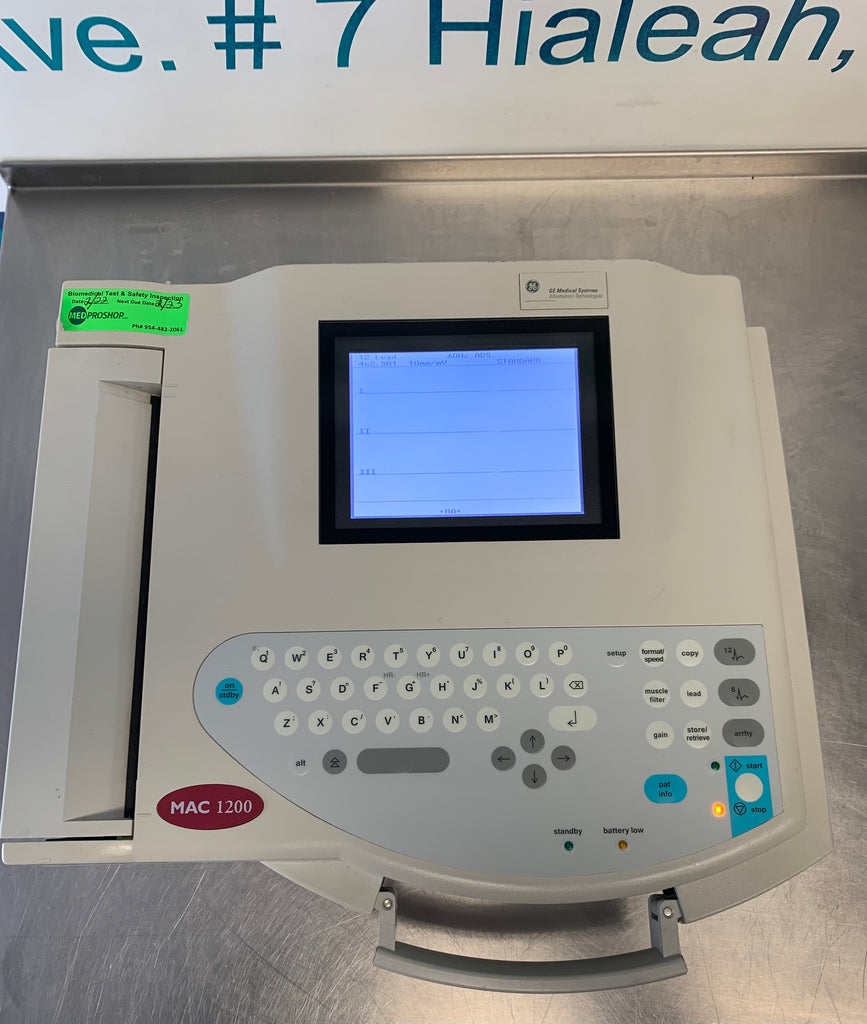 Mac 1200 GE MAC 1200 ECG System – MedProShop