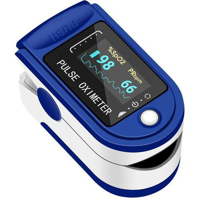Fingertip Pulse Oximeter Finger Blood Oxygen Saturation Monitor SpO2 Level Heart Rate Monitor - MEDPROSHOP 